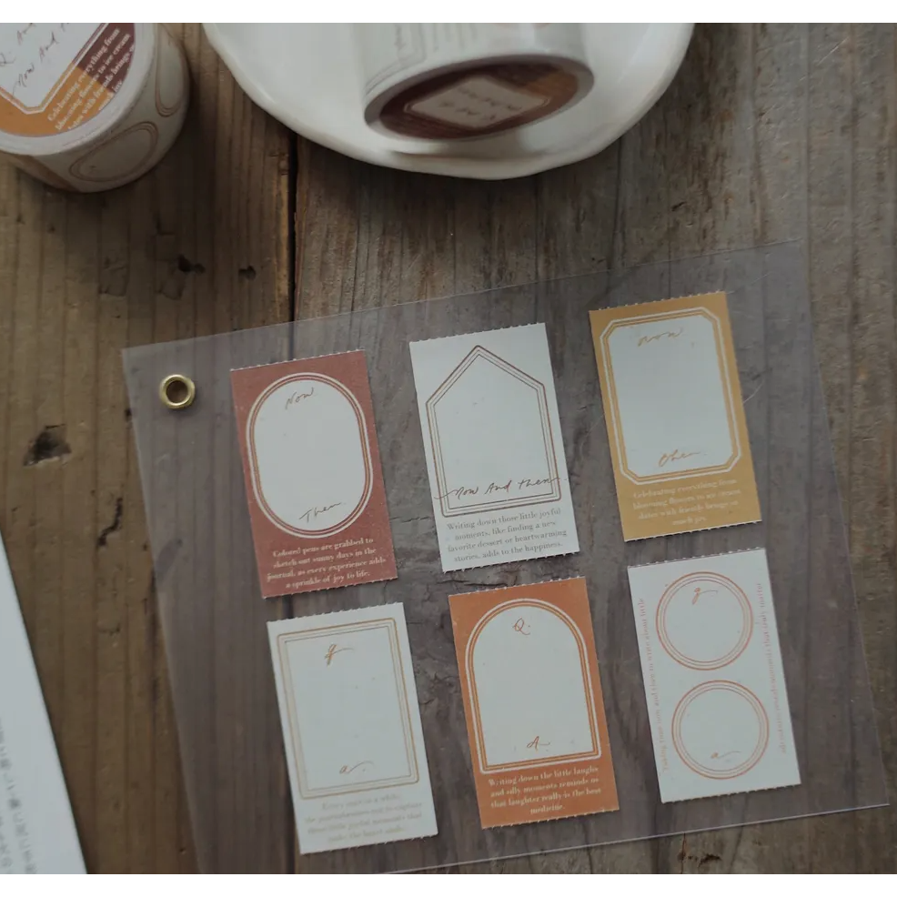 茄子先生 Now and then 可撕便利貼 捲型貼紙 【立夏手帳生活】-細節圖3