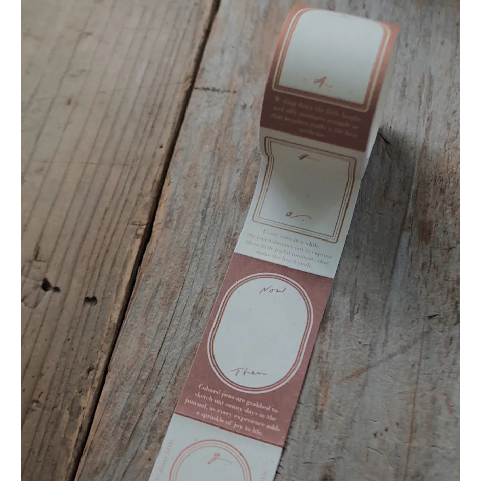 茄子先生 Now and then 可撕便利貼 捲型貼紙 【立夏手帳生活】-細節圖6