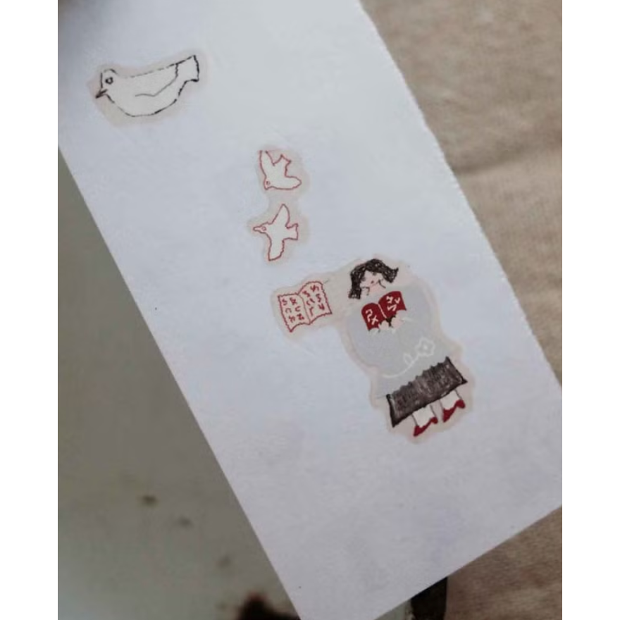 何包蛋 學習樹 轉印貼紙 2張組 misshoegg【立夏手帳生活】-細節圖2