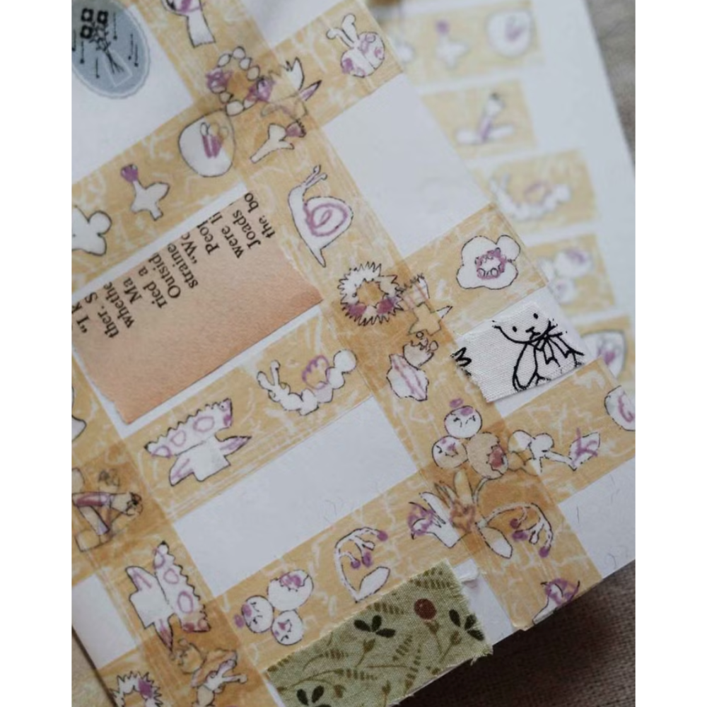 何包蛋 啞啞小黃花 1.5cm和紙膠帶 misshoegg【立夏手帳生活】-細節圖4