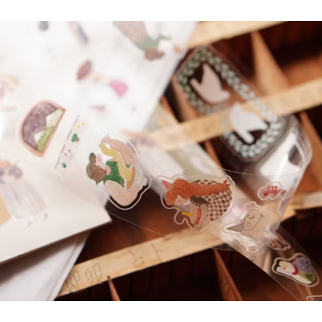 IVY SNOW 森空 a lovely day 3cm亮面割型PET膠帶【立夏手帳生活】-細節圖4