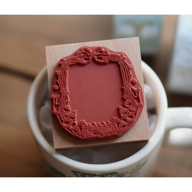 【共2款】IVY SNOW 森空「天鵝劇場/海」櫸木印章【立夏手帳生活】-細節圖3