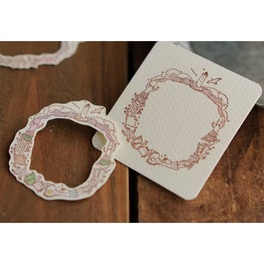 【共2款】IVY SNOW 森空「天鵝劇場/海」櫸木印章【立夏手帳生活】-細節圖5