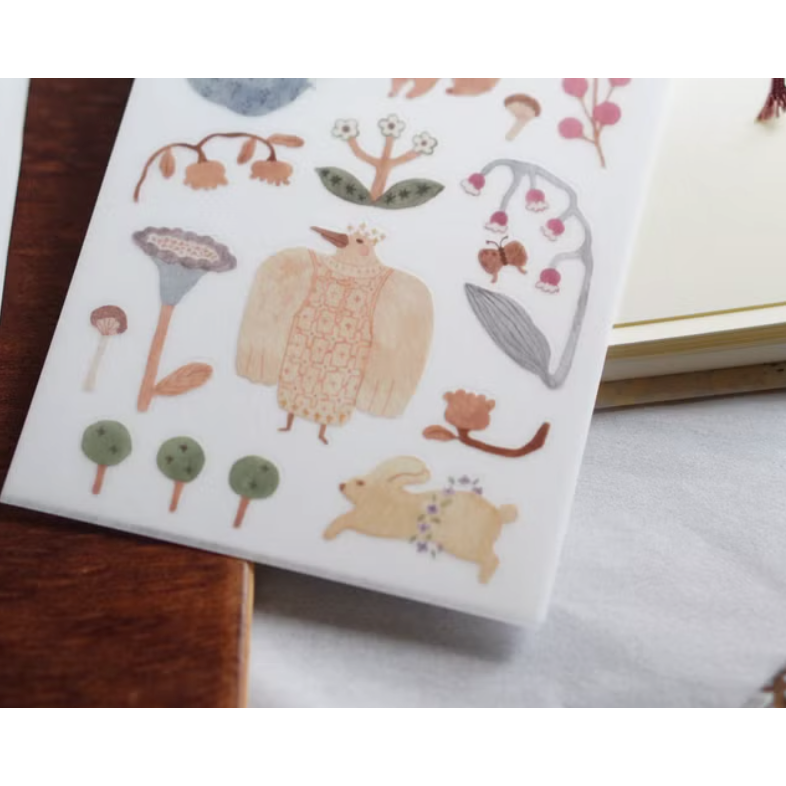 【共4款】IVY SNOW 森空「孤色調/a lovely day/春綻/少女詩集」轉印貼紙【立夏手帳生活】-細節圖6