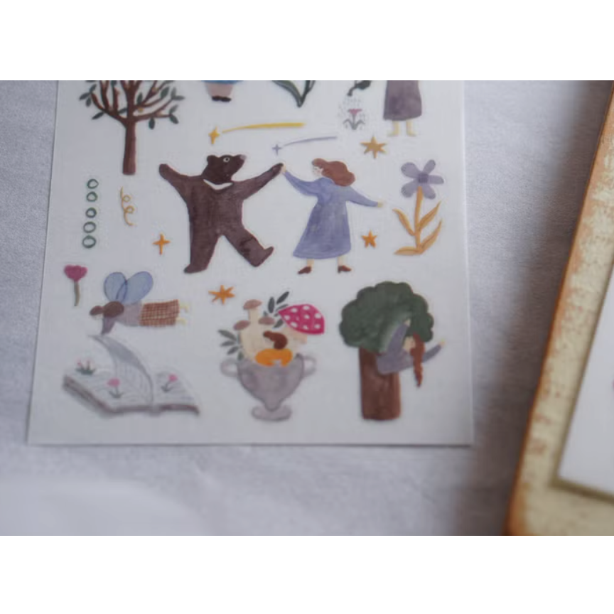 【共4款】IVY SNOW 森空「孤色調/a lovely day/春綻/少女詩集」轉印貼紙【立夏手帳生活】-細節圖8