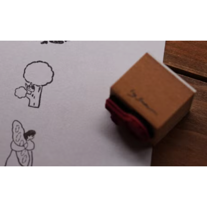 【共10款】IVY SNOW 森空 藍色系列 壓縮木印章【立夏手帳生活】-細節圖2