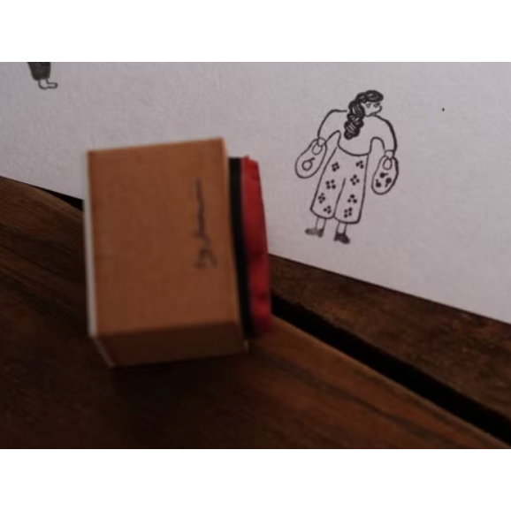 【共10款】IVY SNOW 森空 藍色系列 壓縮木印章【立夏手帳生活】-細節圖4