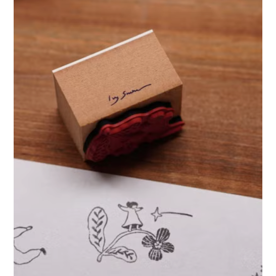 【共10款】IVY SNOW 森空 藍色系列 壓縮木印章【立夏手帳生活】-細節圖7