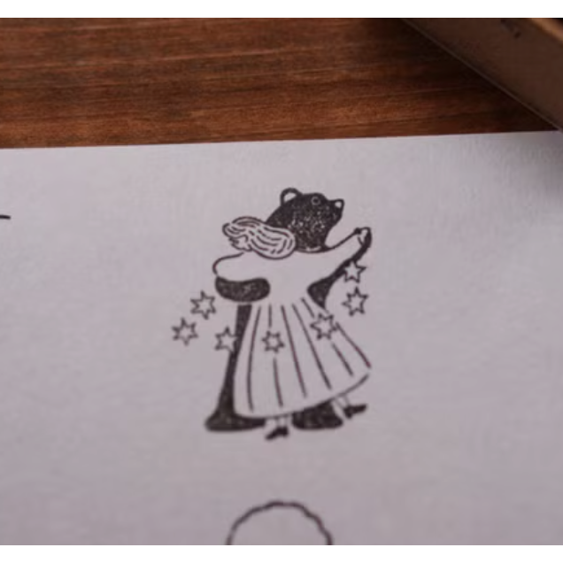 【共10款】IVY SNOW 森空 藍色系列 壓縮木印章【立夏手帳生活】-細節圖10