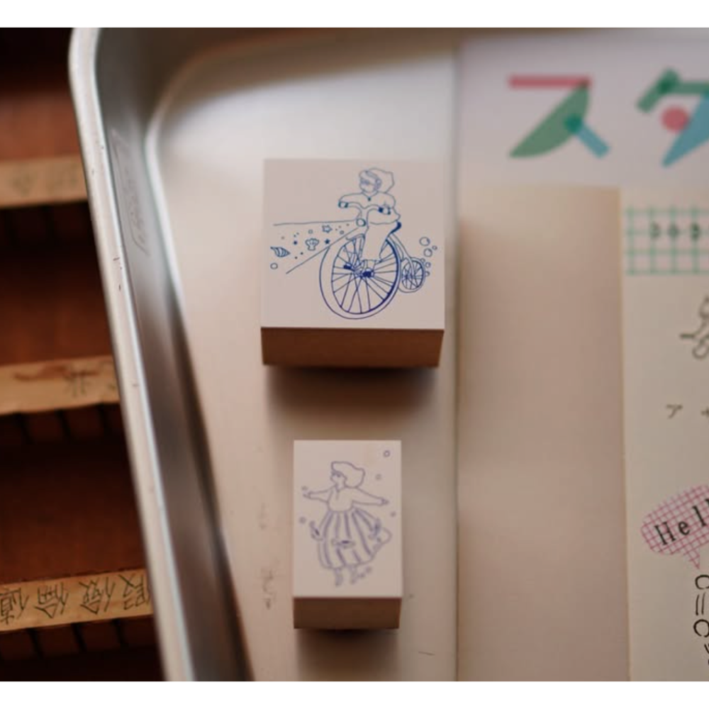 【共10款】IVY SNOW 森空 藍色系列 壓縮木印章【立夏手帳生活】-細節圖11