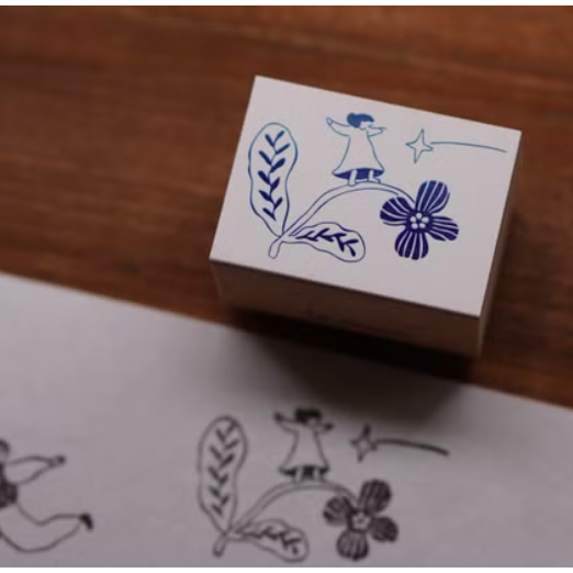 【共10款】IVY SNOW 森空 藍色系列 壓縮木印章【立夏手帳生活】-規格圖11