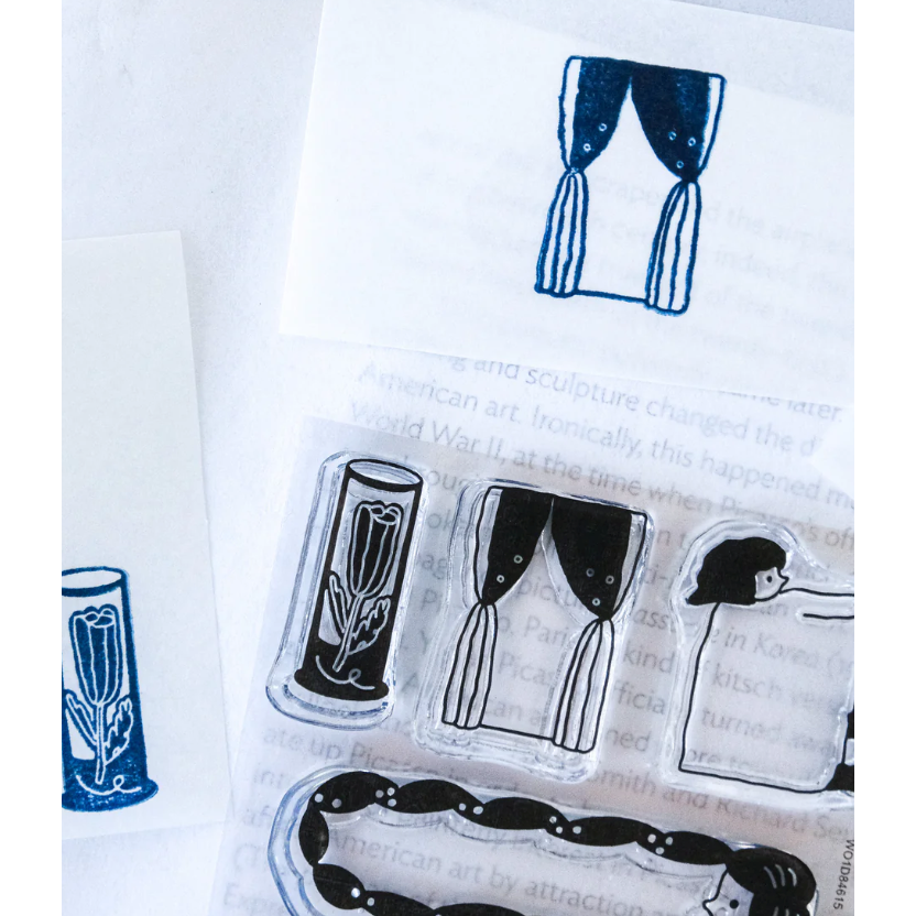 dodolulu 水晶印章「魔幻劇場」可愛女孩 手帳素材 【立夏手帳生活】-細節圖7