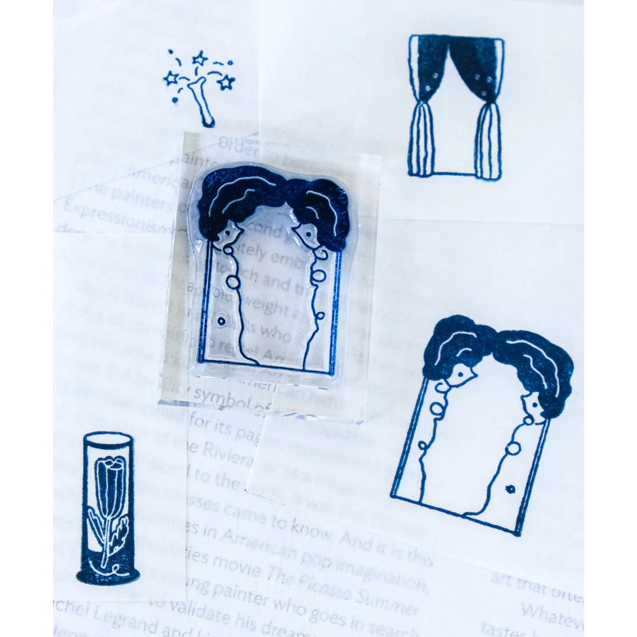 dodolulu 水晶印章「魔幻劇場」可愛女孩 手帳素材 【立夏手帳生活】-細節圖8