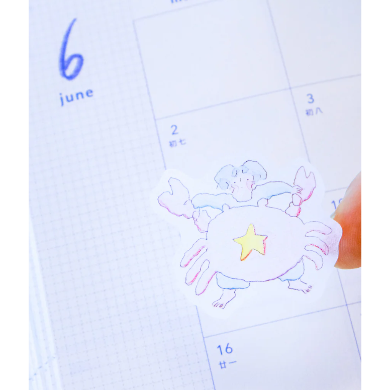 dodolulu『星際邊緣』女孩貼紙 手帳素材 紙貼紙【立夏手帳生活】-細節圖6