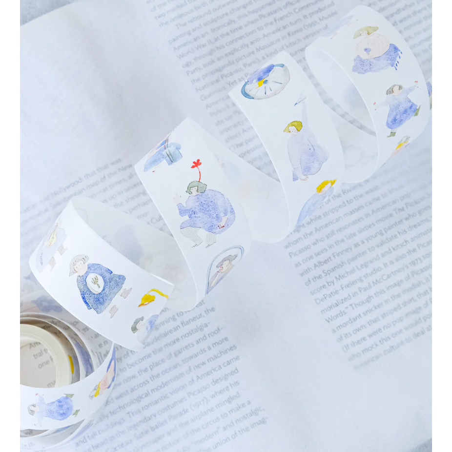 【4款各雙材質】dodolulu『好日子系列』3cm霧面PET膠帶/和紙膠帶【立夏手帳生活】-細節圖5