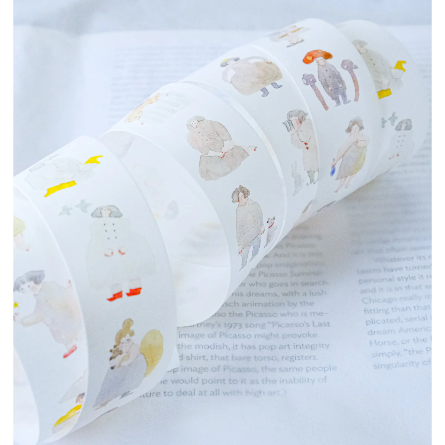 【4款各雙材質】dodolulu『好日子系列』3cm霧面PET膠帶/和紙膠帶【立夏手帳生活】-細節圖8