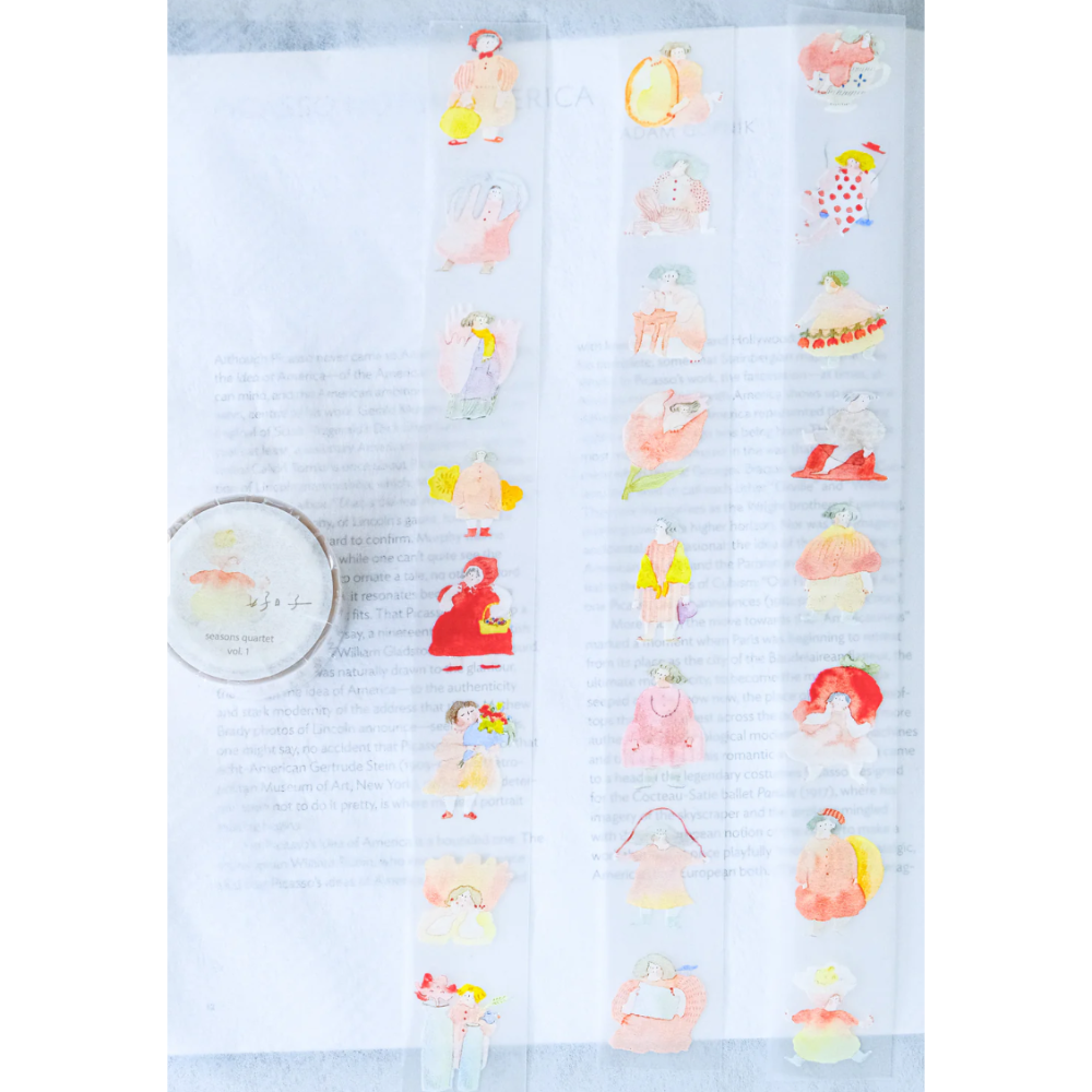 【4款各雙材質】dodolulu『好日子系列』3cm霧面PET膠帶/和紙膠帶【立夏手帳生活】-規格圖11