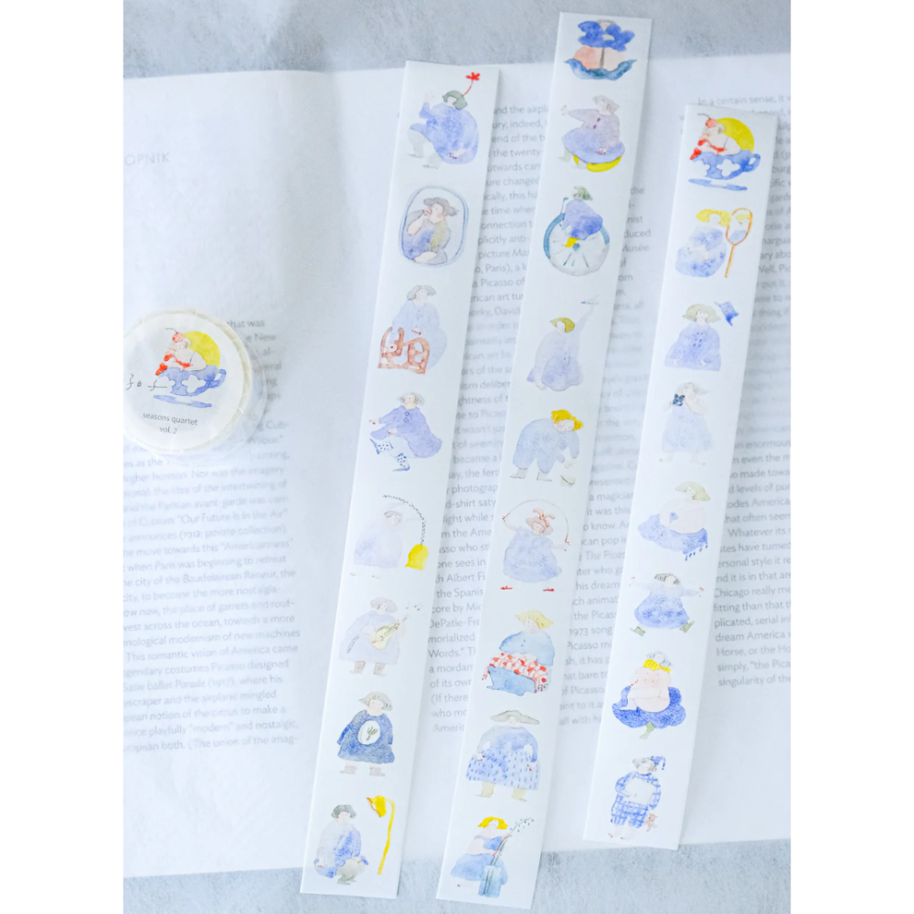 【4款各雙材質】dodolulu『好日子系列』3cm霧面PET膠帶/和紙膠帶【立夏手帳生活】-規格圖11