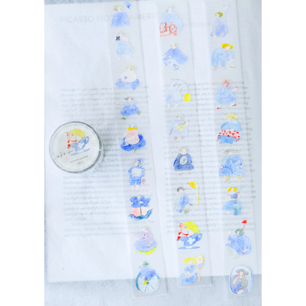 【4款各雙材質】dodolulu『好日子系列』3cm霧面PET膠帶/和紙膠帶【立夏手帳生活】-規格圖11