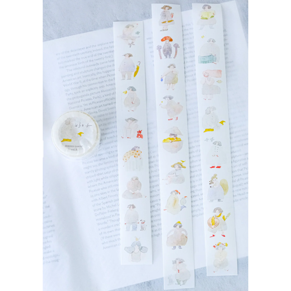 【4款各雙材質】dodolulu『好日子系列』3cm霧面PET膠帶/和紙膠帶【立夏手帳生活】-規格圖11