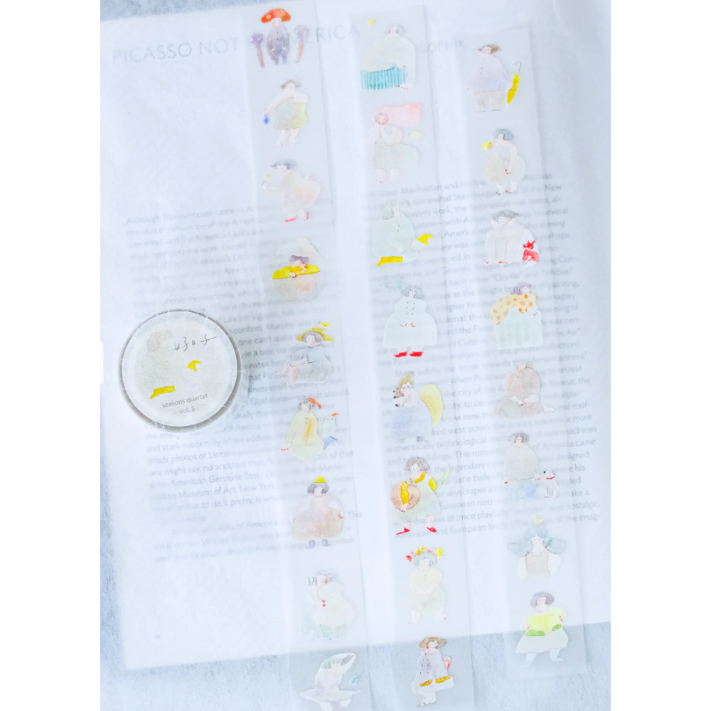 【4款各雙材質】dodolulu『好日子系列』3cm霧面PET膠帶/和紙膠帶【立夏手帳生活】-規格圖11