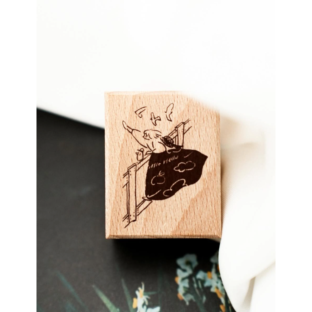 山泥泥yamadoro『海的留言板系列』櫸木印章 共5款【立夏手帳生活】-細節圖6