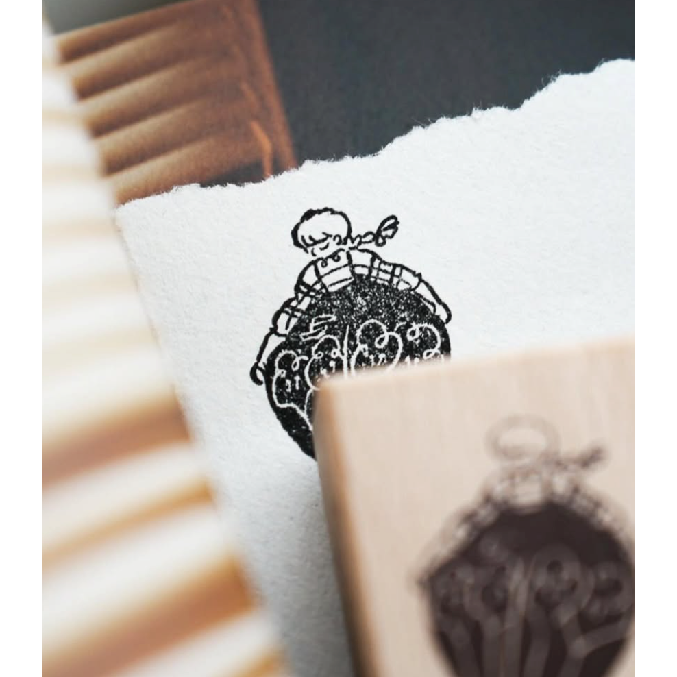 山泥泥yamadoro『海的留言板系列』櫸木印章 共5款【立夏手帳生活】-規格圖9