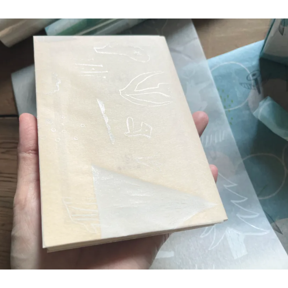 【2款】森酪梨Avocado mori 包裝紙卷「散策小徑/白群」wrapping paper roll-細節圖6