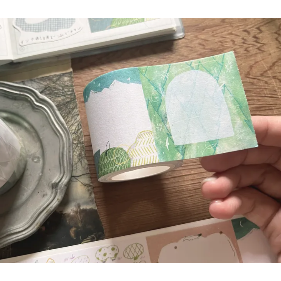 森酪梨Avocado mori 樹的低語 Whisper of trees 付箋留言貼 Roll sticky note-細節圖3