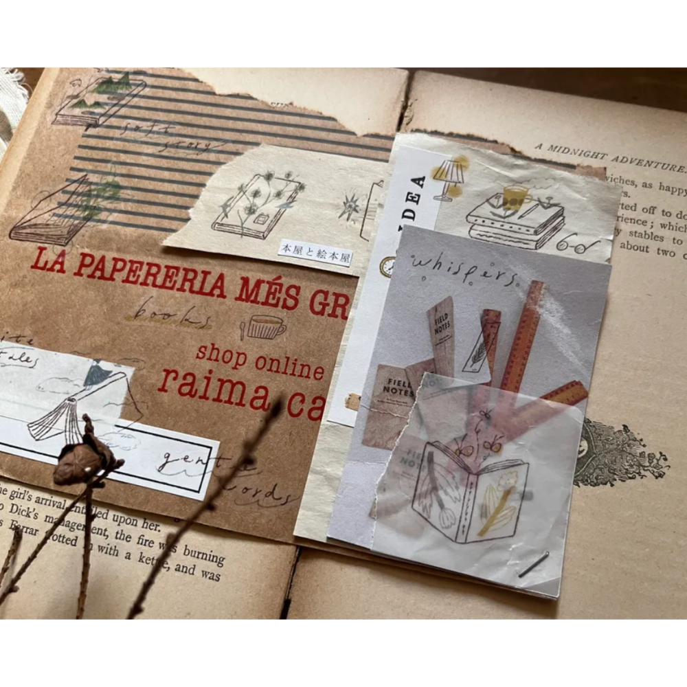森酪梨Avocado mori 書的記憶 Memories of books 轉印貼紙-細節圖5