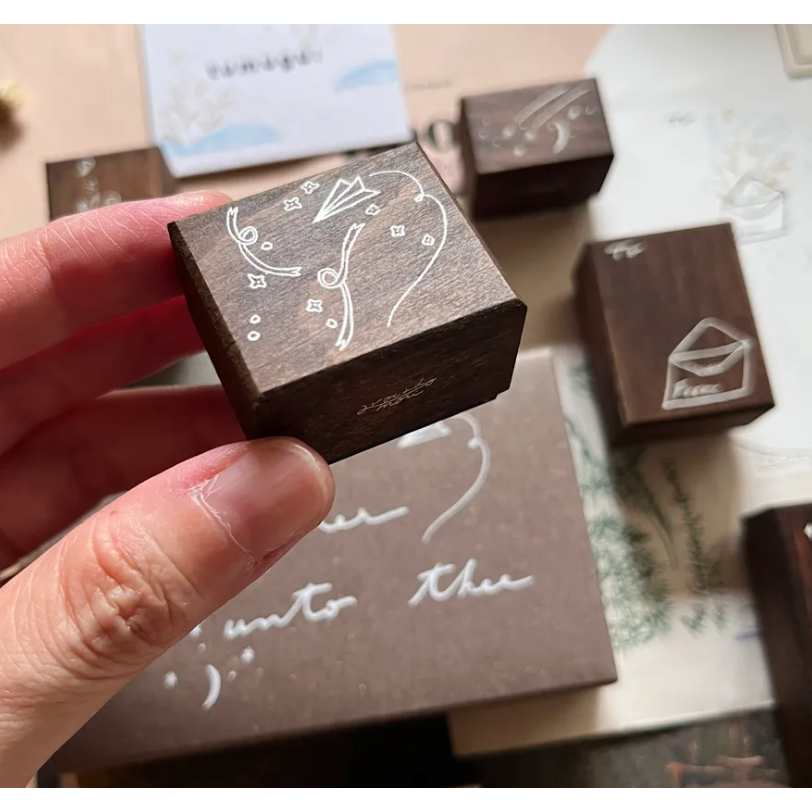 森酪梨Avocado mori 每日day by day / 寫給你的信 a letter unto thee 木製印章-細節圖3