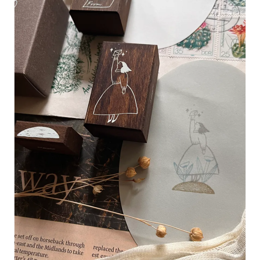 森酪梨Avocado mori 每日day by day / 寫給你的信 a letter unto thee 木製印章-細節圖5