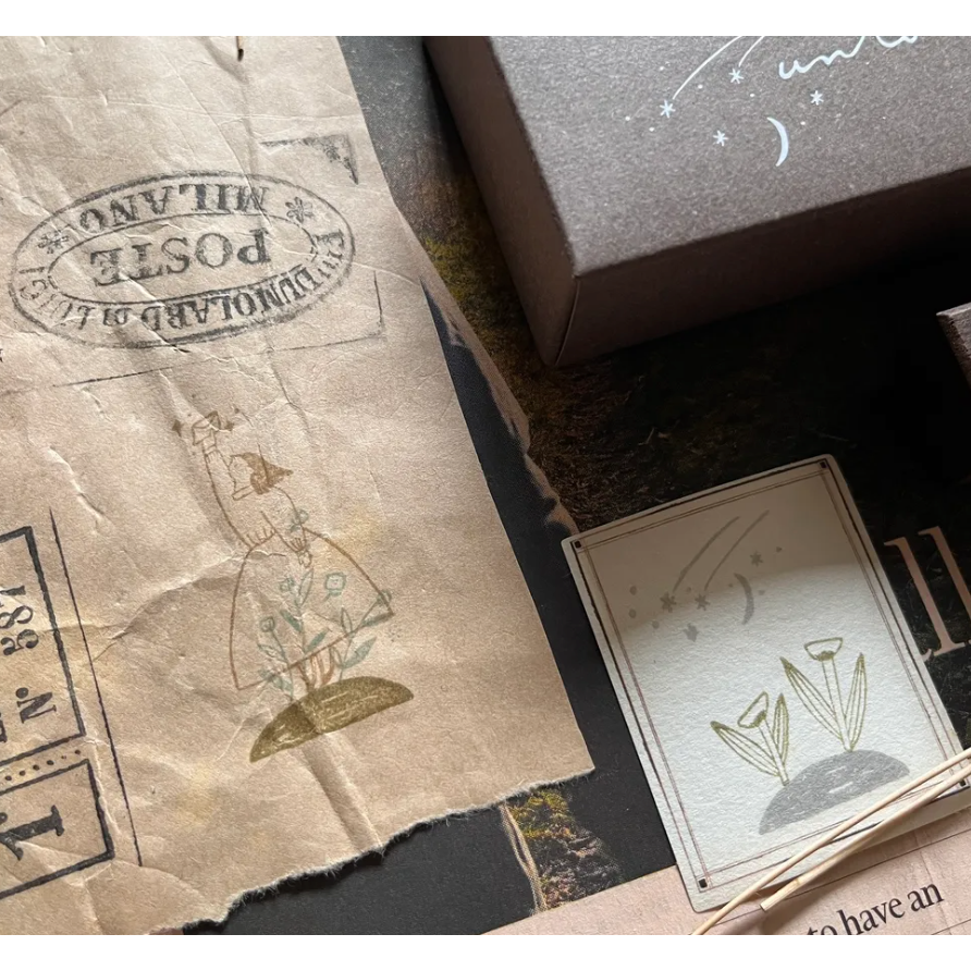 森酪梨Avocado mori 每日day by day / 寫給你的信 a letter unto thee 木製印章-細節圖6