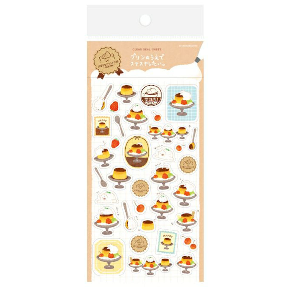 【新6款】古川紙工 小動物菓子工坊第二彈 透明貼紙組 手帳日記拼貼裝飾 日本製【立夏手帳生活】-規格圖9