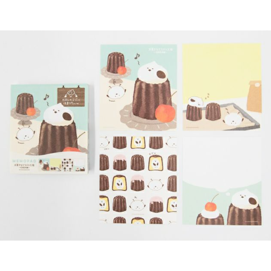 【新5款】古川紙工 動物菓子工坊第二彈 100張便簽紙磚 共4款 手帳拼貼裝飾 日本製 【立夏手帳生活】-細節圖5