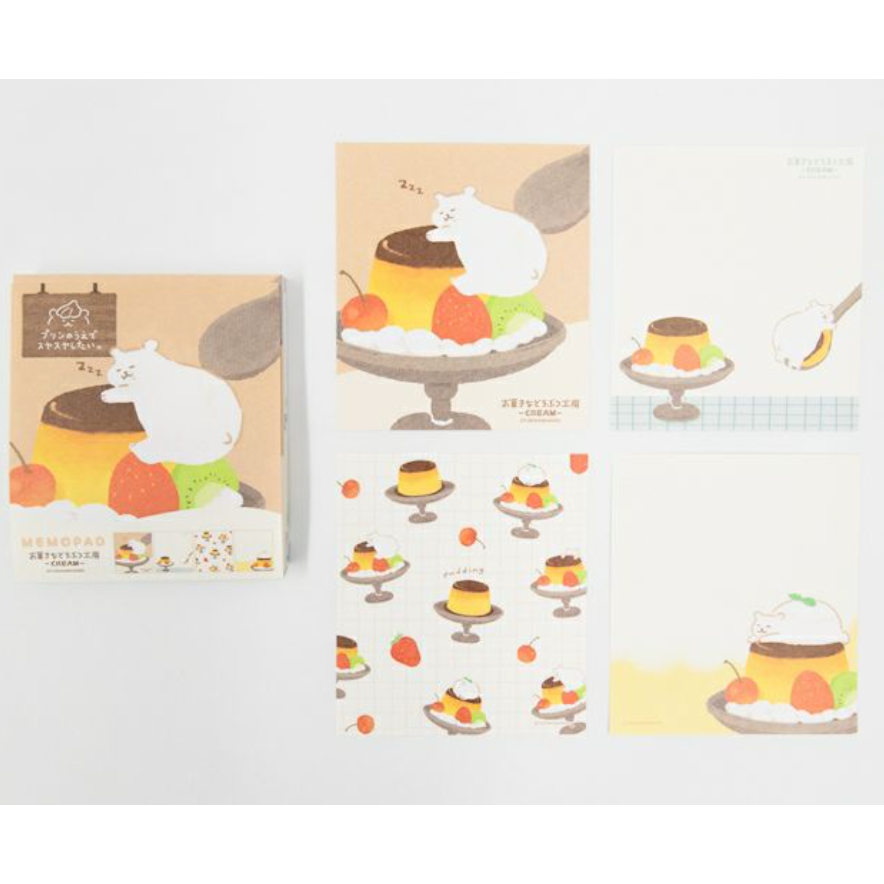 【新5款】古川紙工 動物菓子工坊第二彈 100張便簽紙磚 共4款 手帳拼貼裝飾 日本製 【立夏手帳生活】-細節圖6