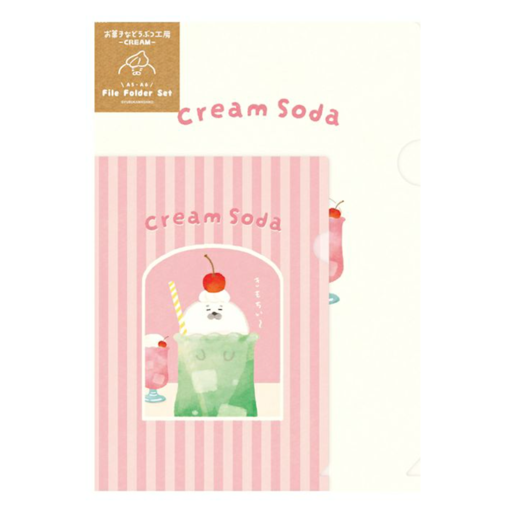 【新3款】古川紙工 小動物菓子工坊第二彈 資料夾A5+A6兩枚組 日本製 【立夏手帳生活】-細節圖2