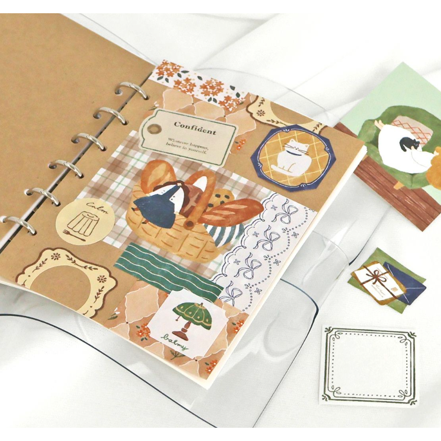 Mind Wave 豐富素材系列 多尺寸貼紙包 共6款【立夏手帳生活】-細節圖6