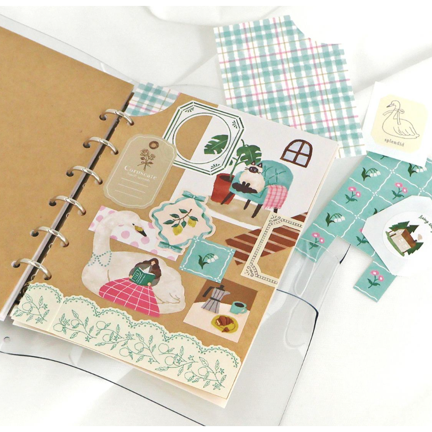 Mind Wave 豐富素材系列 多尺寸貼紙包 共6款【立夏手帳生活】-細節圖7