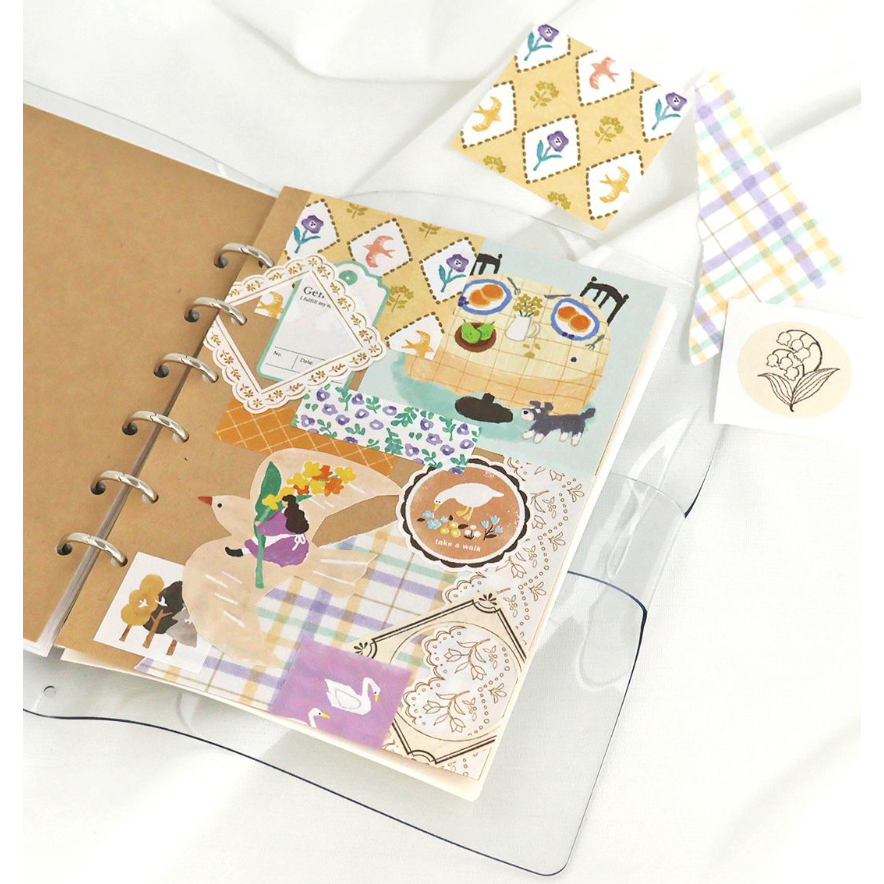Mind Wave 豐富素材系列 多尺寸貼紙包 共6款【立夏手帳生活】-細節圖9