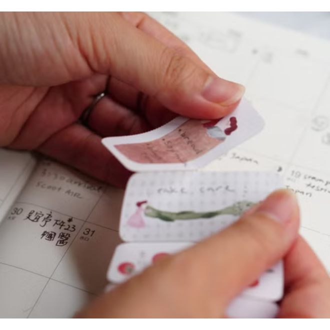 IVY SNOW 森空 Farmer＇s Market memo貼紙捲【立夏手帳生活】-細節圖5