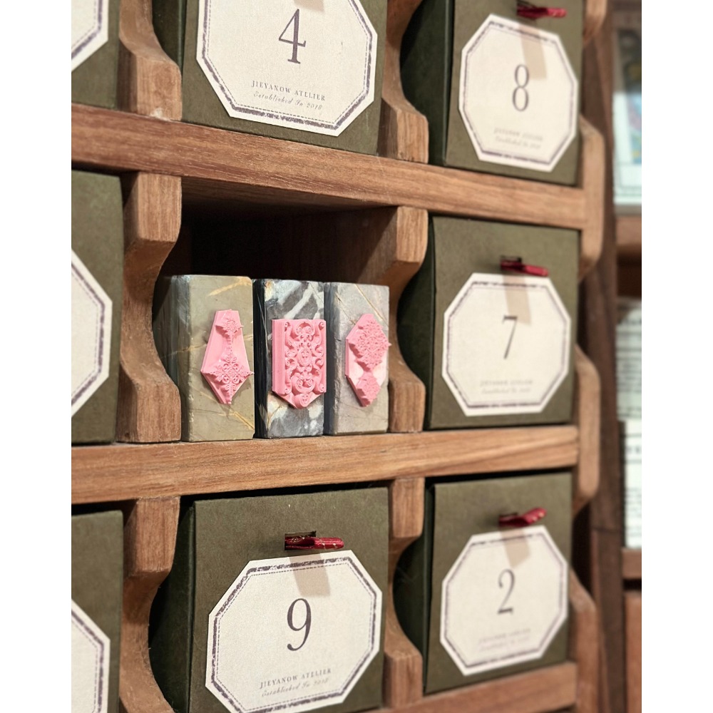 【砥石柄3款】立夏三週年 x Jieyanow Atelier Time 漫步小巷Traveling Alley 印章-規格圖7