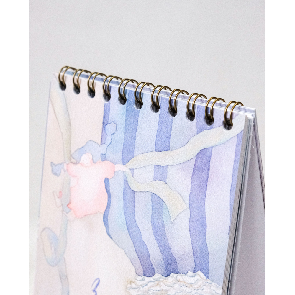 【桌上曆】dodolulu 2026 台座月曆 長款桌曆 月記事【立夏手帳生活】-細節圖7