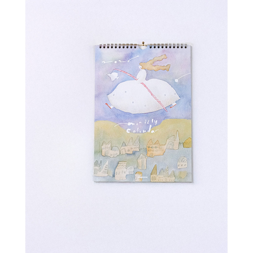 【壁掛曆】dodolulu 2026 A4 月曆掛曆 12個月可愛女孩插畫【立夏手帳生活】-細節圖6