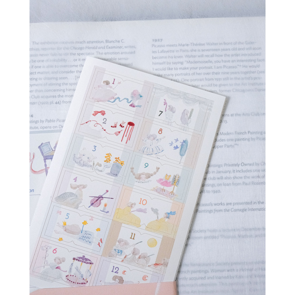 dodolulu 2026 月間月曆貼紙 適合B6、A5及 Traveler Style 標準款筆記本【立夏手帳生活】-細節圖8