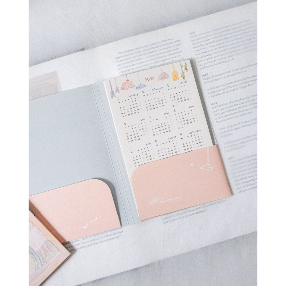 dodolulu 2026 月間月曆貼紙 適合B6、A5及 Traveler Style 標準款筆記本【立夏手帳生活】-細節圖10