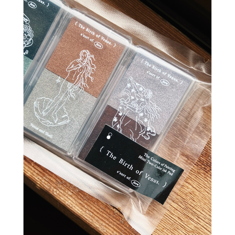 羊君 維納斯的誕生 𝐓𝐡𝐞 𝐁𝐢𝐫𝐭𝐡 𝐎𝐟 𝐕𝐞𝐧𝐮𝐬 六色印台組【立夏手帳生活】-細節圖5