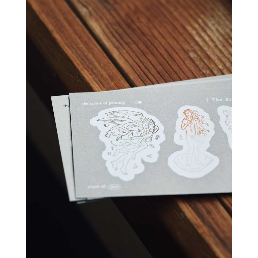 羊君 維納斯的誕生 𝐓𝐡𝐞 𝐁𝐢𝐫𝐭𝐡 𝐎𝐟 𝐕𝐞𝐧𝐮𝐬 六色印台組【立夏手帳生活】-細節圖8