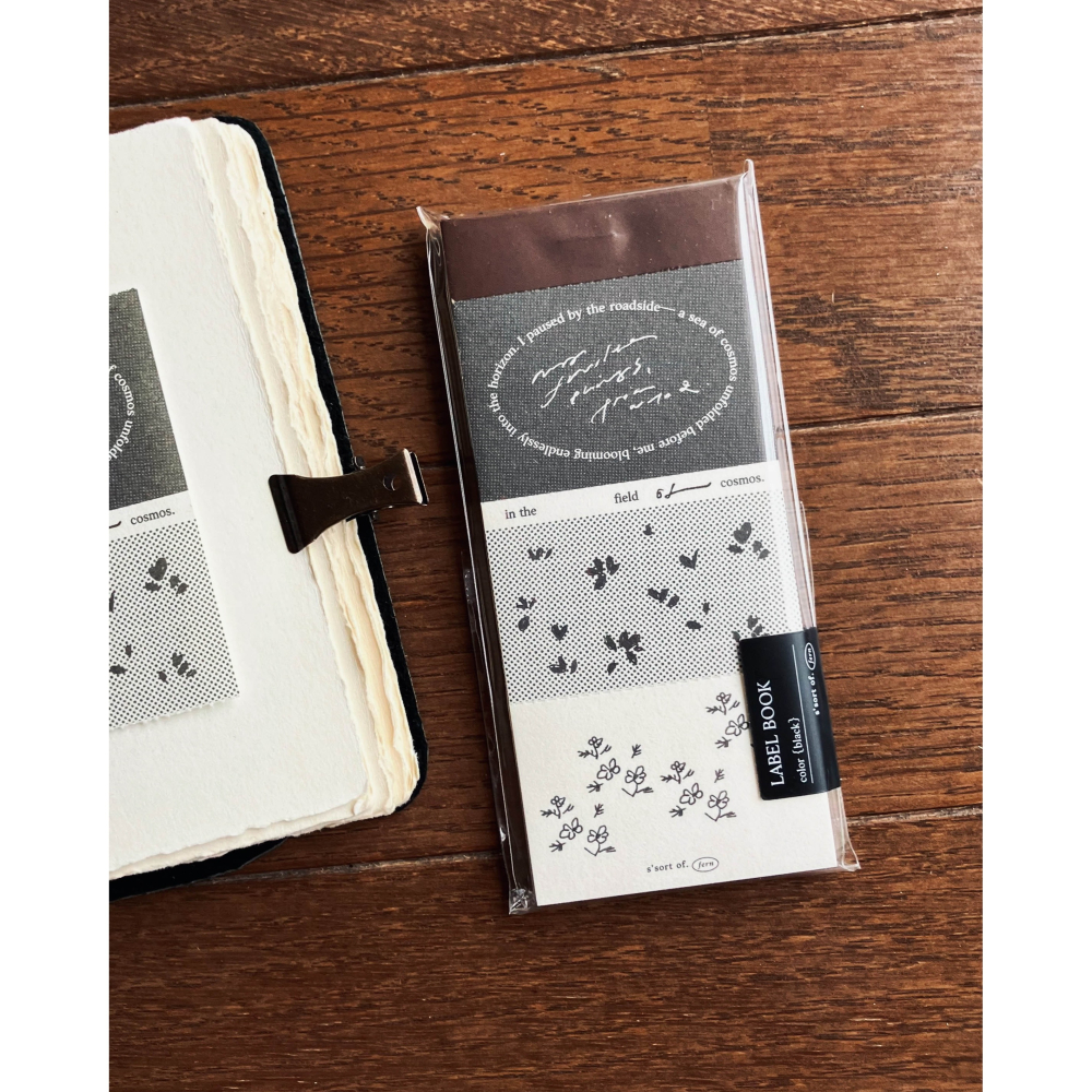 【新2款】羊君 復古手撕便簽本「花海/橢圓」【立夏手帳生活】-細節圖5