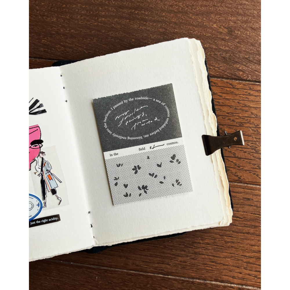 【新2款】羊君 復古手撕便簽本「花海/橢圓」【立夏手帳生活】-細節圖6